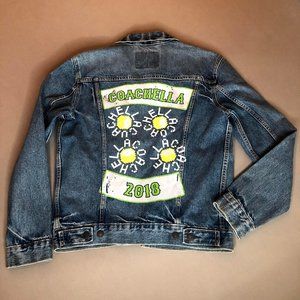 Levis Denim Jacket - Custom Coachella Design, 2018